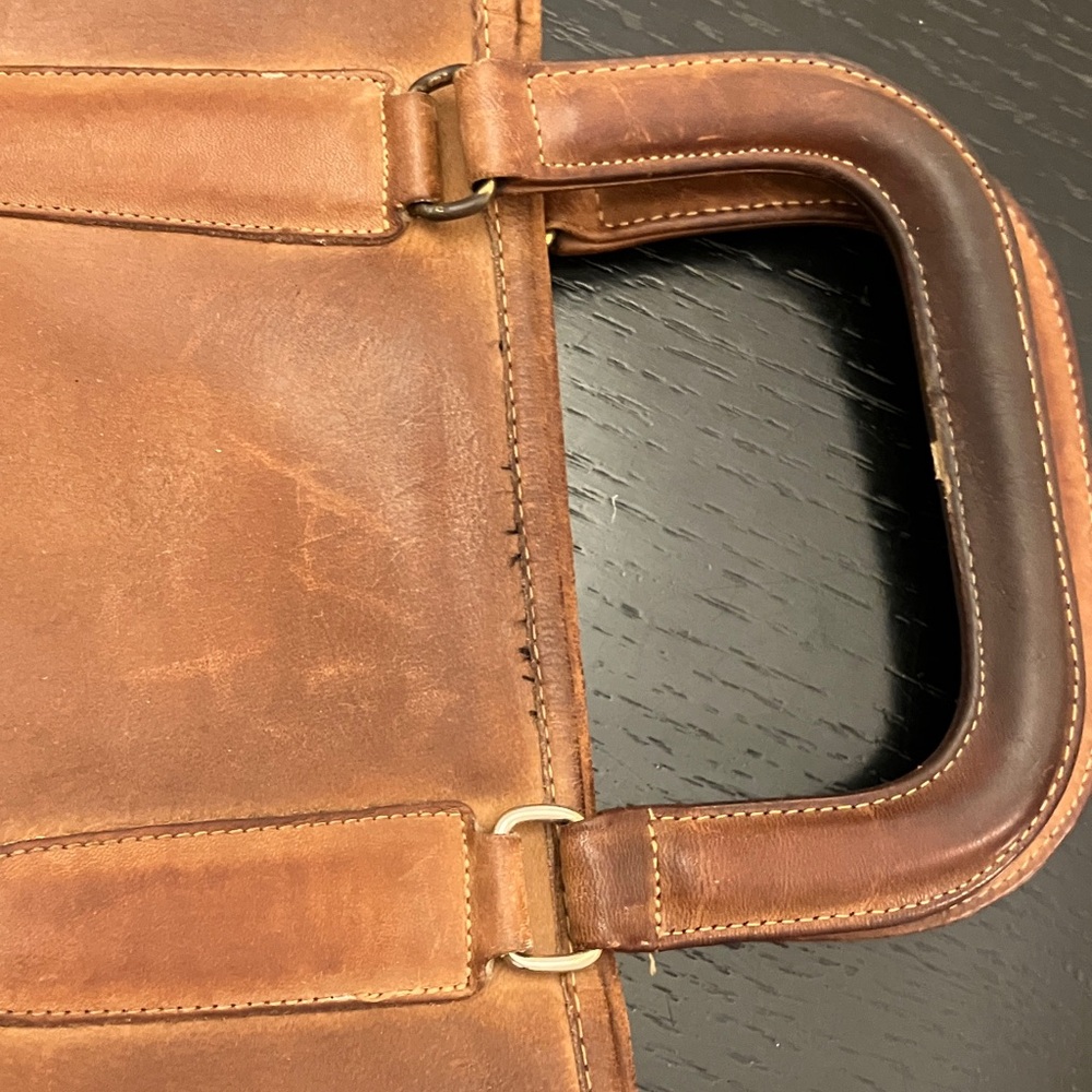 Coach Dark Brown Leather Bag - Picture 6 of 13